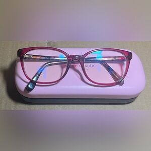 Kate Spade Fuchsia Glasses with Pink Case